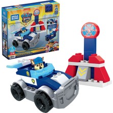 Mega Bloks Paw Patrol Chase'İn Polis Arabası Gyj00, Yürüme Çağındaki Çocuklar İçin Yapı Oyuncakları (31 Parça)