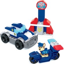 Mega Bloks Paw Patrol Chase'İn Polis Arabası Gyj00, Yürüme Çağındaki Çocuklar İçin Yapı Oyuncakları (31 Parça)