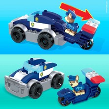 Mega Bloks Paw Patrol Chase'İn Polis Arabası Gyj00, Yürüme Çağındaki Çocuklar İçin Yapı Oyuncakları (31 Parça)