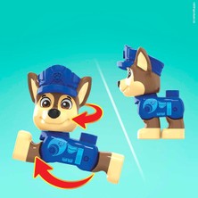 Mega Bloks Paw Patrol Chase'İn Polis Arabası Gyj00, Yürüme Çağındaki Çocuklar İçin Yapı Oyuncakları (31 Parça)