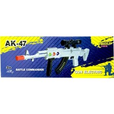 Prestij Ak-47 Gun Electric Işıklı Sesli Tüfek