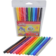 Play-Doh Keçeli Kalem 12 Renk Pvc 2mm, Keçeli Kalem