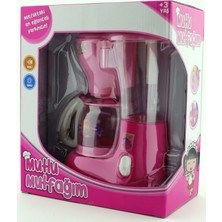 MEGA Mutlu Mutfağım Mini Kahve Makinasi Açık Pembe 0037