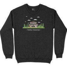Cix Todaiji Tapınağı Siyah Sweatshirt