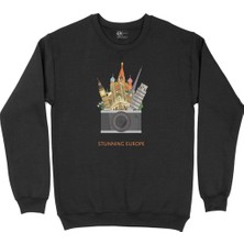 Cix Stunning Europe Siyah Sweatshirt