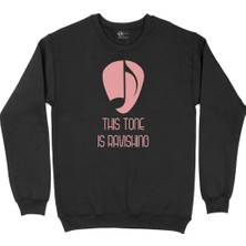 Cix This Tone Is Ravishing Siyah Sweatshirt