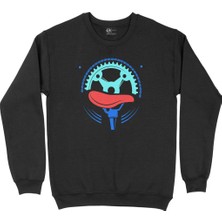 Cix Bisiklet Tutkusu Siyah Sweatshirt
