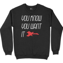 Cix You Know You Want It Siyah Sweatshirt