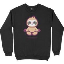 Cix Mindfulness Panda Siyah Sweatshirt