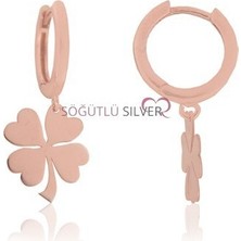 Söğütlü Silver Yonca Küpe