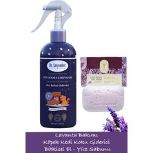 Dr. Lavender Koku Giderici Kedi Köpek Spreyi 400 ml + Bitkisel Lavanta Sabunu 100 Gr.