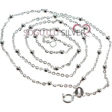 Söğütlü Silver Top Top  Gümüş Zincir Rodaj(Toplu Zincir)