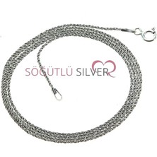 Söğütlü Silver Oksitli Burma Zincir