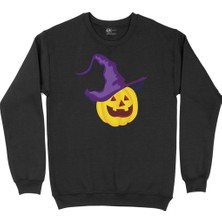 Cix Bal Kabağı Hallowen Siyah Sweatshirt