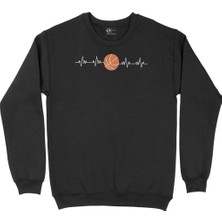 Cix Basketbol Aşkı Siyah Sweatshirt