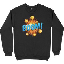 Cix Boom Siyah Sweatshirt