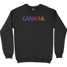 Cix Kanada Siyah Sweatshirt