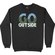 Cix Outside Festival Siyah Sweatshirt