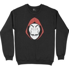 Cix La Casa Maskeli Siyah Sweatshirt