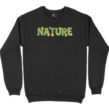 Cix Nature Doğa Siyah Sweatshirt