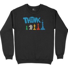 Cix Satranç Siyah Sweatshirt