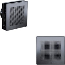 Vortice Düşük Ses Seviyesi 26.9 Db(A) Mimari Uygulama Ideal Tasarım Kesintisiz Çalışma Havalandırma Fanı Banyo Mutfak Salon Oda Agmair Agm Punto Evo Bianco White Gold Dekoratif