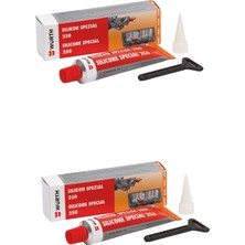 Würth Silikon Sıvı Conta 250C 70 ml 2'li Paket