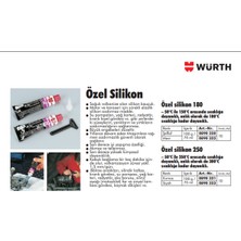 Würth Silikon Sıvı Conta 250C 70 ml 3'lü Paket