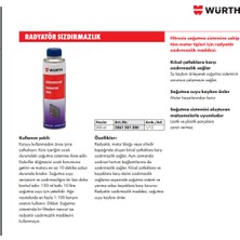 Würth Radyatör Sızıntı Önleyici Tıkayıcı 300 ml