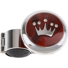 Homyl Araba Direksiyon Spinner Kolu Topu Topuzu Booster Aksesuar Kırmızı (Yurt Dışından)