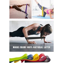 Trendpoint 5 Li Farklı Dirençte Aerobik Bandı Pilates Squat Çalışma Lastiği