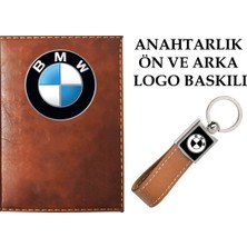 Promosyon Denizi  Bmw Logolu Taba Ruhsat Kabı ve Bmw Logolu Anahtarlık