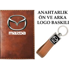 Promosyon Denizi  Mazda Logolu Taba Ruhsat Kabı ve Mazda Logolu Anahtarlık