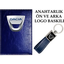 Promosyon Denizi  Dacıa Logolu Lacivert Ruhsat Kabı ve Dacıa Logolu Anahtarlık