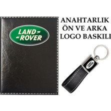 Promosyon Denizi  Land Rover Logolu Siyah Ruhsat Kabı ve Land Rover Logolu Anahtarlık