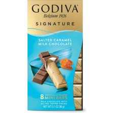 Godiva Mini Bars Sütlü, Tuzlu Karamelli Stick 8'li