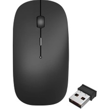 Venta Caliente Kablosuz Fare, Ince Gürültüsüz 2.4g Pc Faresi Şarj Edilebilir Kablosuz Fareler (Yurt Dışından)