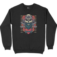 Cix Kuru Kafa  Siyah Sweatshirt