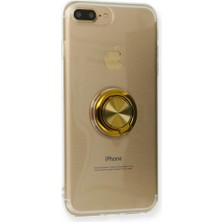 Fitcase Apple iPhone 7 Plus / 8 Plus Kılıf Gross Ring Şeffaf Arka Kapak