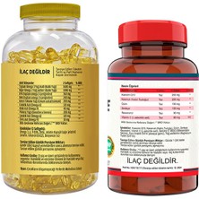 Flx Omega 3-6-9 Balık Yağı 180 Softgel  Nevfix Coenzyme Q10 200 Mg Koenzim Q10 Karamuk 120 Tablet