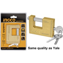 Ingco DBBPL0802 80MM Pirinç Kayar Milli Kilit