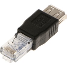 Flameer RJ45 Erkek USB Af Af Bir Kadın Adaptörü Soket Ağ Ethernet Yönlendirici Fiş  (Yurt Dışından)