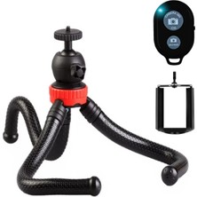 Kyrotech Tripod Esnek Flexible Tripod Telefon Tutucu ve Bluetooth Kumanda Shutter