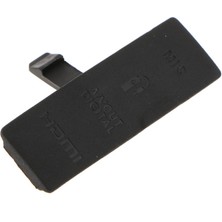 Flameer Yan USB Mıc Dc Görüntülü Kapı Kapağı Canon 550D Için Kauçuk Cilt Değiştirme  (Yurt Dışından)