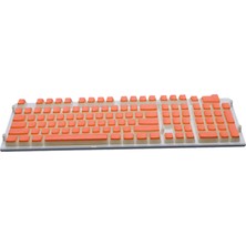 Flameer 108 Tuşlar Keycaps Pbt Puding Keycaps Dıy Mx Mekanik Klavye Turuncu Için  (Yurt Dışından)