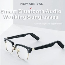Flameer Tws Kemik Iletimi Kulaklık IP67 Bluetooth 5.0 Spor Için Akıllı Gözlükler (Yurt Dışından)