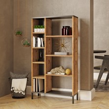 L'occi Concept Joseph Kitaplık Metal Ayaklı Çam Jz3-Aa