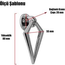 Nobel Bafra Sarkaç Dolap Çekmece Kulpu Kulbu Metal Halka Kulp