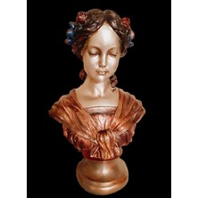 Veranın Fırçası Tasarım Kadın Büst Heykeli