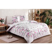 Özdilek Tek Kişilik Kapitoneli Ranforce Nevresim Takımı Mariposa Lila